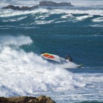 Felipe bottom turn Matanza, Goya windsurfing, Francisco Goya